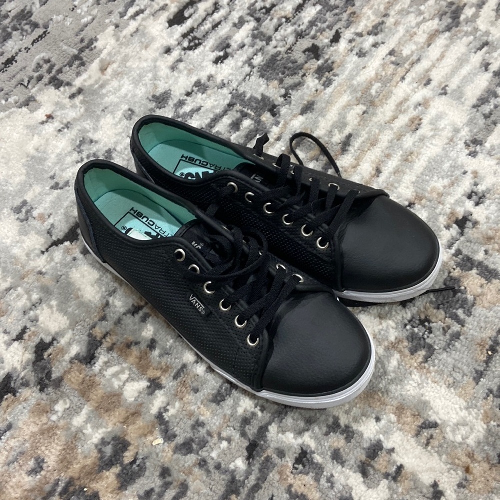 black laced vans